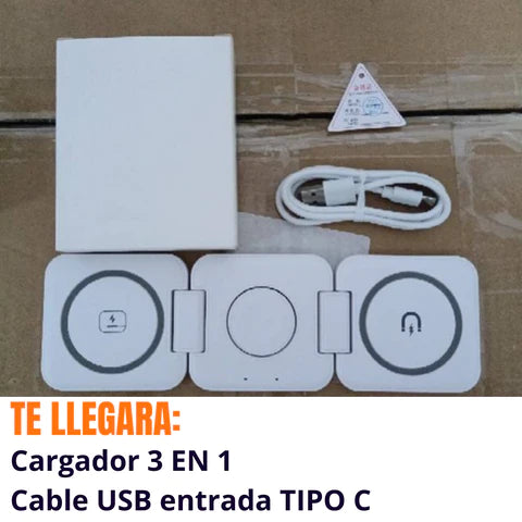 CARGADOR 3 EN 1 | OFERTA LIMITADA